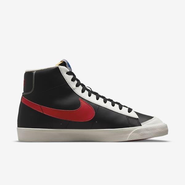 Scarpe Da Ginnastica Uomo Nike Blazer Mid 77 EMB Rosse Nere | NK374NSU