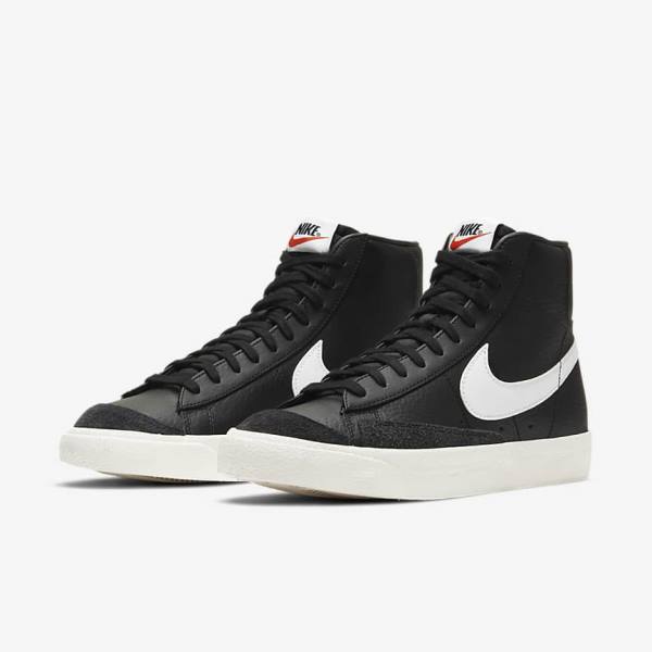 Scarpe Da Ginnastica Uomo Nike Blazer Mid 77 Vintage Nere | NK526UKA