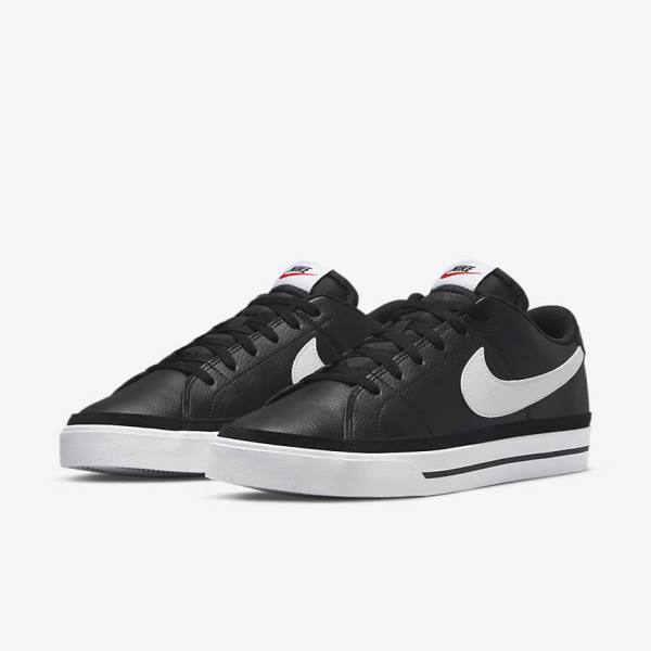 Scarpe Da Ginnastica Uomo Nike Court Legacy Nere Bianche | NK401NCY