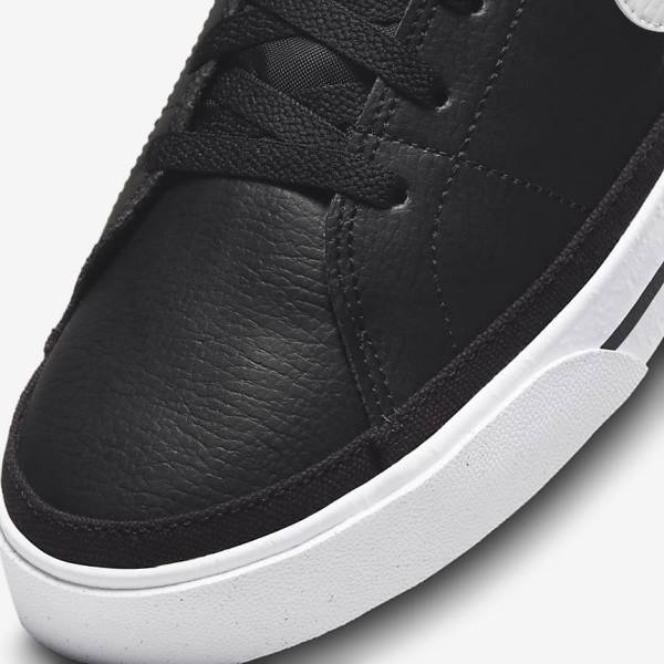 Scarpe Da Ginnastica Uomo Nike Court Legacy Nere Bianche | NK401NCY