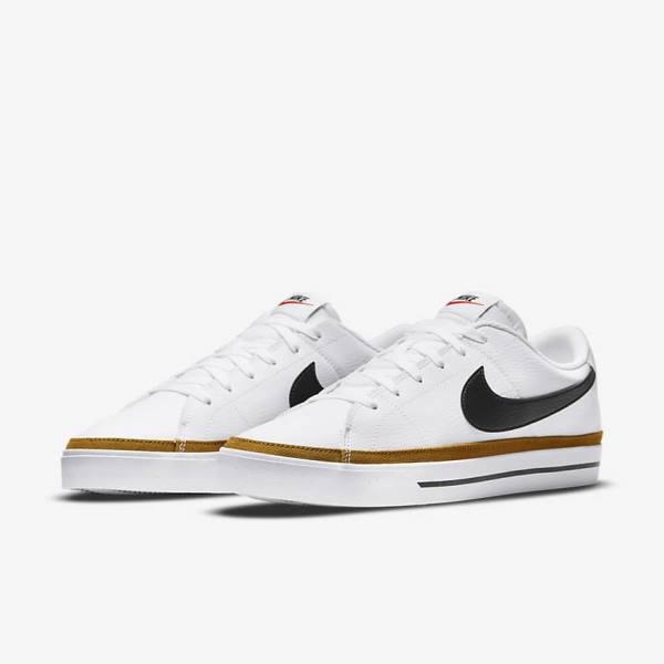 Scarpe Da Ginnastica Uomo Nike Court Legacy Bianche Nere | NK872VUA