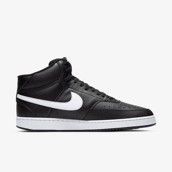 Scarpe Da Ginnastica Uomo Nike Court Vision Mid Nere Bianche | NK295VEO