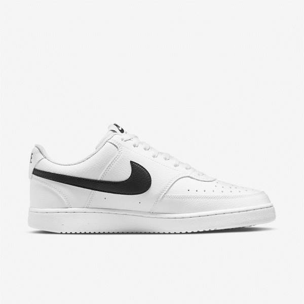 Scarpe Da Ginnastica Uomo Nike Court Vision Low Next Nature Bianche Nere | NK682HXA