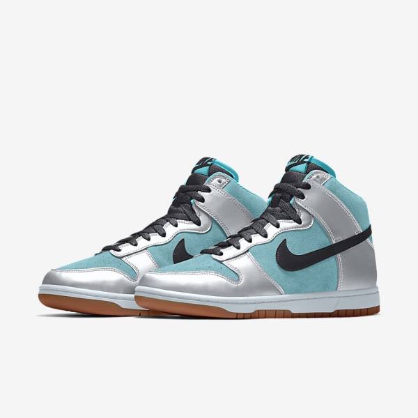 Scarpe Da Ginnastica Uomo Nike Dunk High By You Custom Colorate | NK372BLX