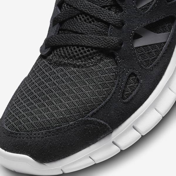 Scarpe Da Ginnastica Uomo Nike Free Run 2 Nere Grigie Scuro Bianche | NK154EDU