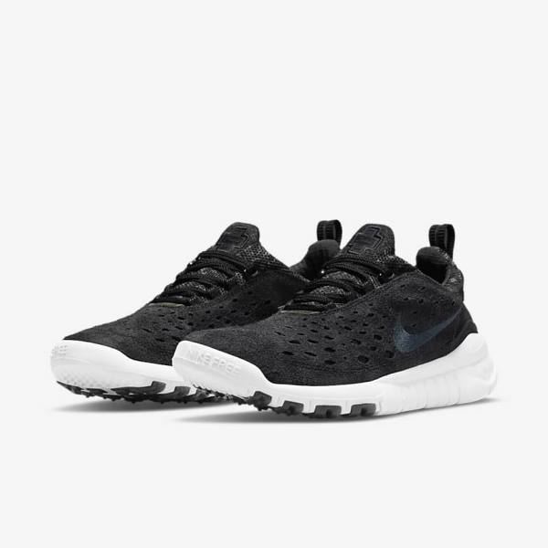 Scarpe Da Ginnastica Uomo Nike Free Run Trail Nere Bianche Grigie Scuro | NK268TXE