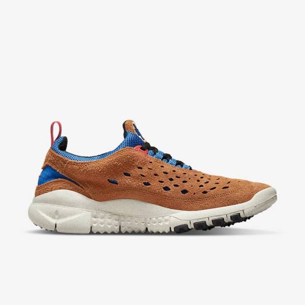 Scarpe Da Ginnastica Uomo Nike Free Run Trail Blu Crema Chiaro Rosse | NK281MXW