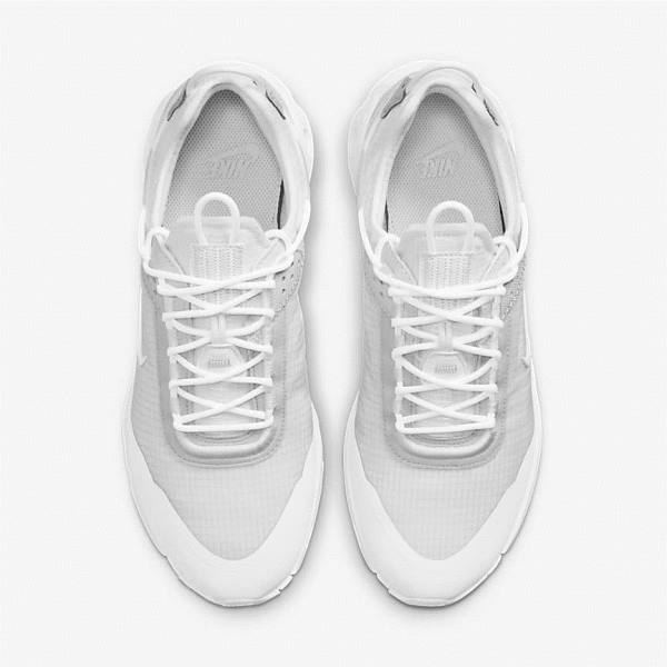 Scarpe Da Ginnastica Uomo Nike React Live Bianche Platino Bianche | NK357BVO