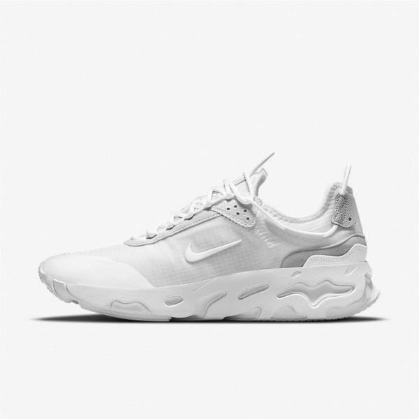 Scarpe Da Ginnastica Uomo Nike React Live Bianche Platino Bianche | NK357BVO