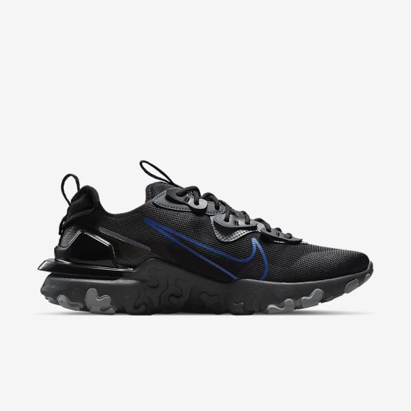 Scarpe Da Ginnastica Uomo Nike React Vision Nere Grigie Scuro Blu Reale | NK076QFP