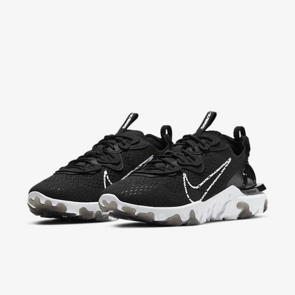 Scarpe Da Ginnastica Uomo Nike React Vision Nere Bianche | NK690ECX