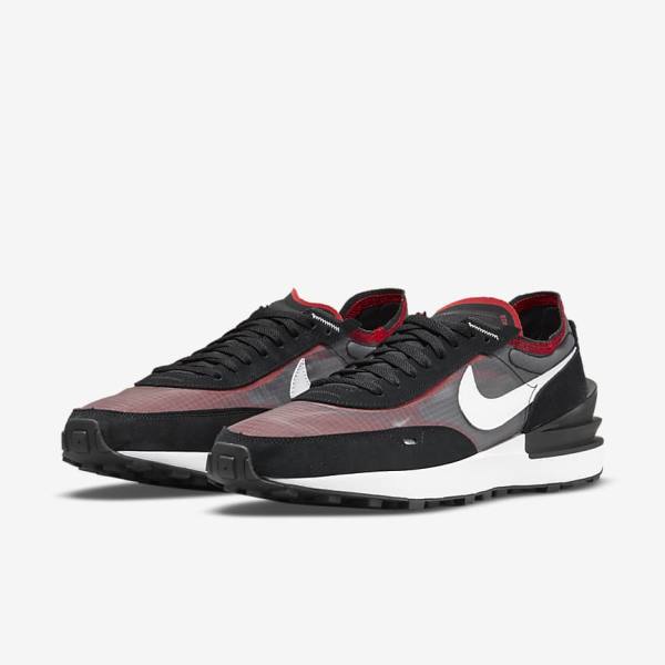 Scarpe Da Ginnastica Uomo Nike Waffle One SE Nere Rosse Bianche | NK870NOZ