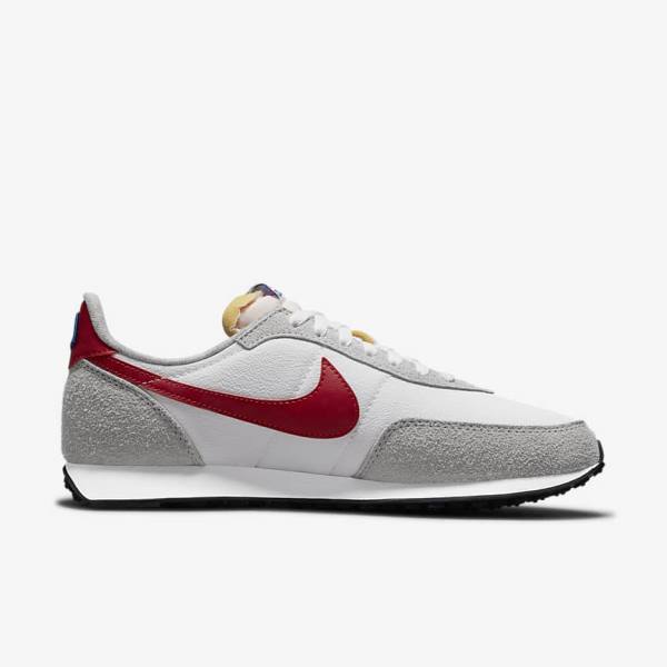 Scarpe Da Ginnastica Uomo Nike Waffle Trainer 2 Bianche Grigie Chiaro Blu Reale Rosse | NK140AHS