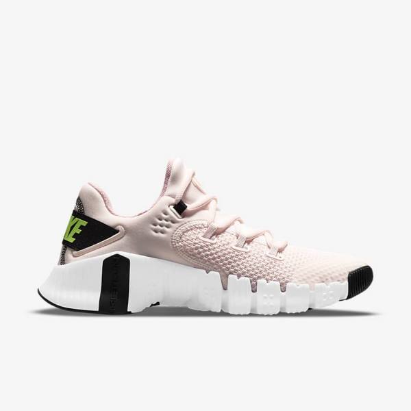 Scarpe Palestra Donna Nike Free Metcon 4 Rosa Chiaro Bianche Nere Verdi | NK927CHE