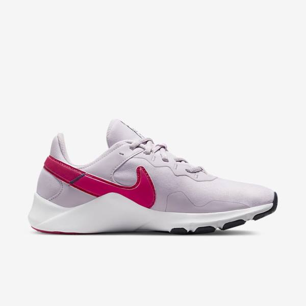 Scarpe Palestra Donna Nike Legend Essential 2 Bianche Blu Rosa | NK239OPE