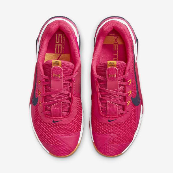 Scarpe Palestra Donna Nike Metcon 7 Rosa Gialle Blu | NK134JPQ