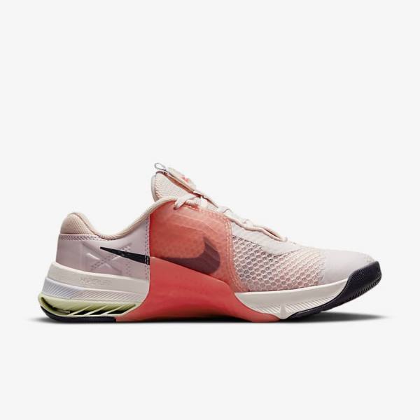 Scarpe Palestra Donna Nike Metcon 7 Rosa Chiaro Verdi Chiaro Viola | NK681CTS