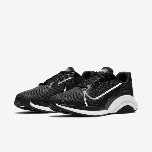 Scarpe Palestra Donna Nike ZoomX SuperRep Surge Endurance Class Nere Bianche | NK063OTR