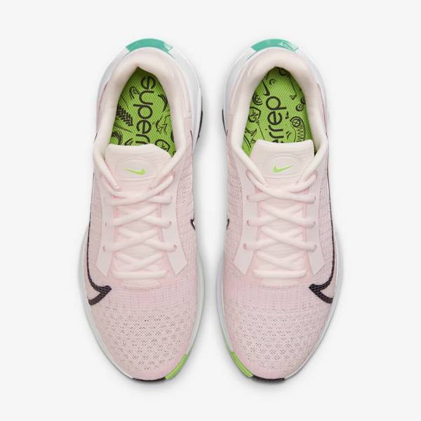 Scarpe Palestra Donna Nike ZoomX SuperRep Surge Endurance Class Rosa Chiaro Verdi Nere | NK497JRL