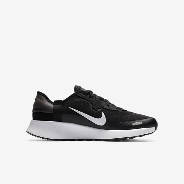 Scarpe Running Bambino Nike Reposto Older Nere Grigie Scuro Bianche | NK243PHY