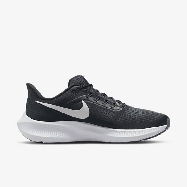 Scarpe Running Donna Nike Air Zoom Pegasus 39 Strada Nere Grigie Scuro Bianche | NK148UJO