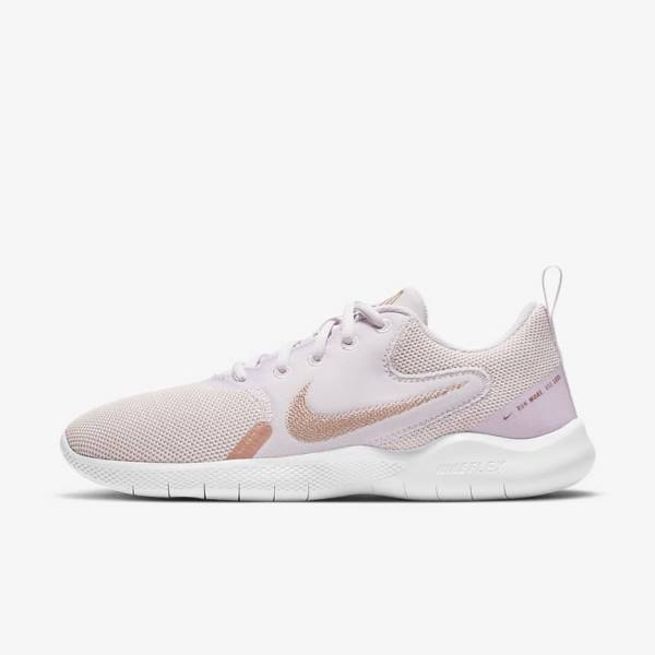 Scarpe Running Donna Nike Flex Experience Run 10 Strada Viola Chiaro Bianche Metal Rosse Marroni | NK582HWA