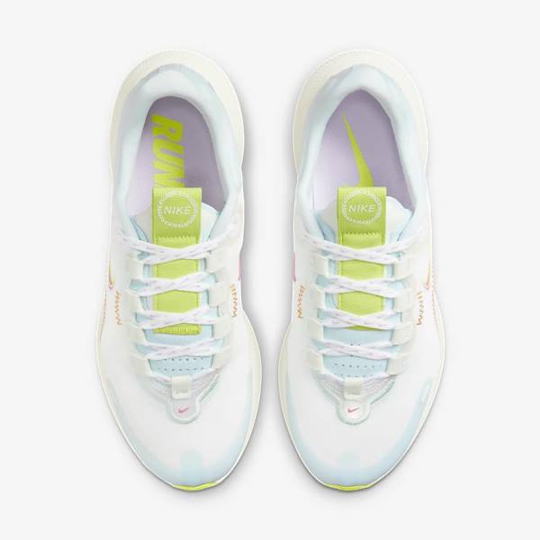 Scarpe Running Donna Nike React Escape Run Strada Bianche Verdi Colorate | NK578EPW