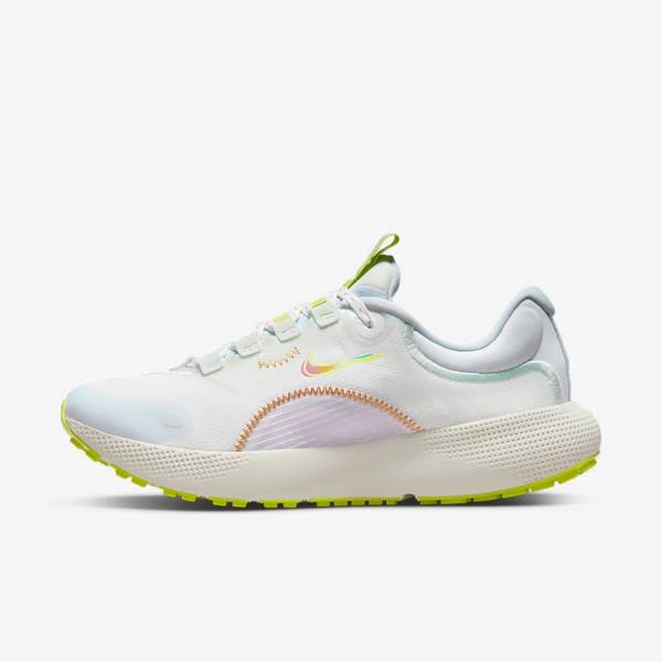 Scarpe Running Donna Nike React Escape Run Strada Bianche Verdi Colorate | NK578EPW