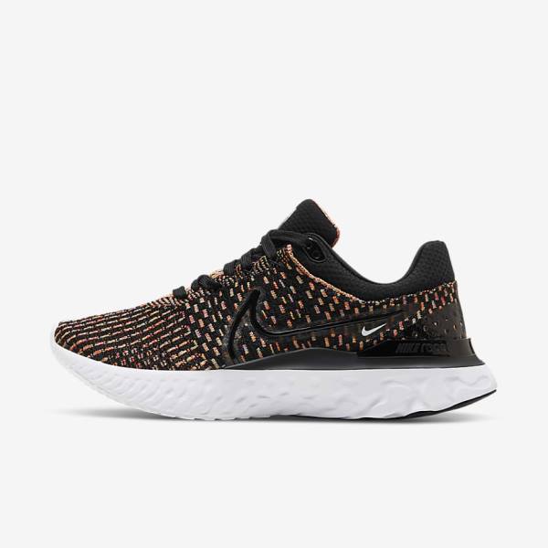 Scarpe Running Donna Nike React Infinity Run Flyknit 3 Strada Nere Blu Rosa Bianche | NK562FGQ