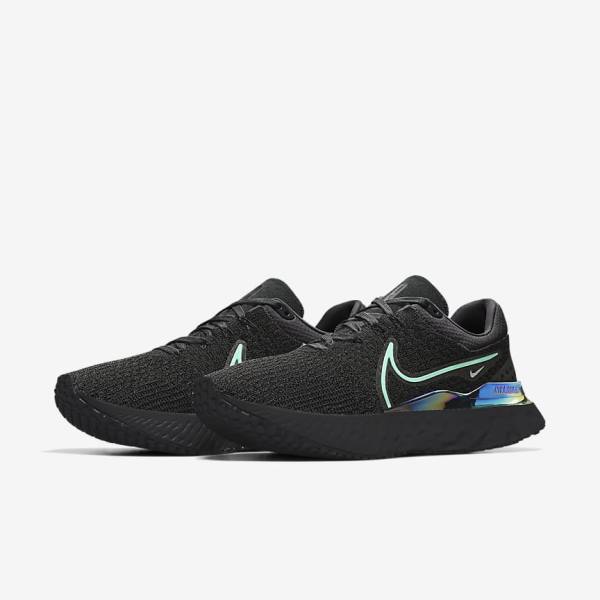 Scarpe Running Donna Nike React Infinity Run 3 By You Custom Strada Nere | NK682JAU