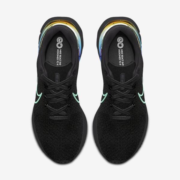 Scarpe Running Donna Nike React Infinity Run 3 By You Custom Strada Nere | NK682JAU