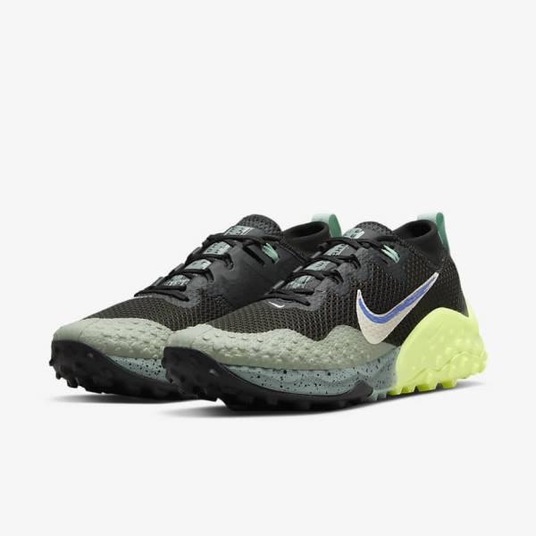 Scarpe Running Donna Nike Wildhorse 7 Trail Verde Oliva Lemon Chiaro | NK365DZI