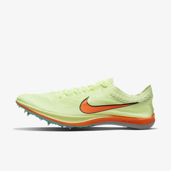 Scarpe Running Donna Nike ZoomX Dragonfly Athletics Distance Spikes Verde Acqua Nere Arancioni | NK892NSL