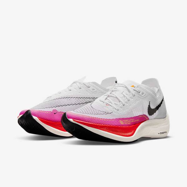 Scarpe Running Donna Nike ZoomX Vaporfly Next% 2 Strada Racing Bianche Nere Nere | NK052AVD