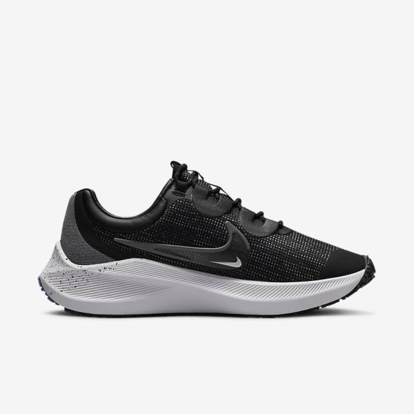 Scarpe Running Donna Nike Zoom Winflo 8 Shield Weatherised Strada Nere Metal Argento Blu Grigie | NK061GEB