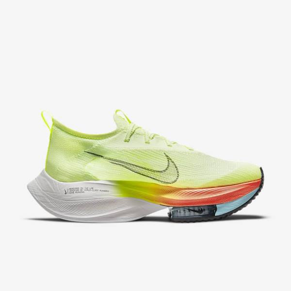 Scarpe Running Uomo Nike Air Zoom Alphafly NEXT% Flyknit Strada Racing Mangue Chiaro Metal Rosse Marroni Nere | NK514PNW