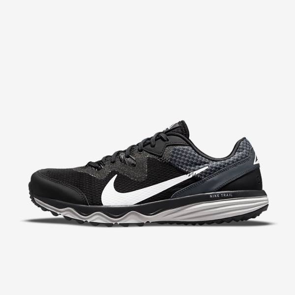 Scarpe Running Uomo Nike Juniper Trail Trail Nere Grigie Scuro Bianche | NK927EGT