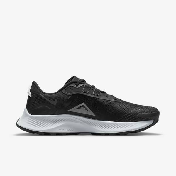 Scarpe Running Uomo Nike Pegasus Trail 3 Trail Nere Grigie Scuro Platino | NK480BTZ