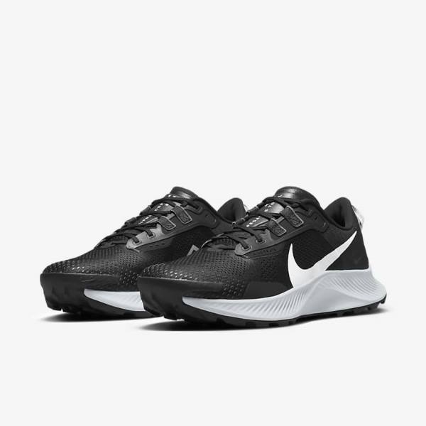 Scarpe Running Uomo Nike Pegasus Trail 3 Trail Nere Grigie Scuro Platino | NK480BTZ