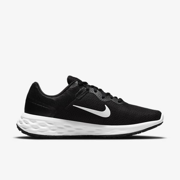 Scarpe Running Uomo Nike Revolution 6 Next Nature Strada Nere Grigie Bianche | NK290PBS