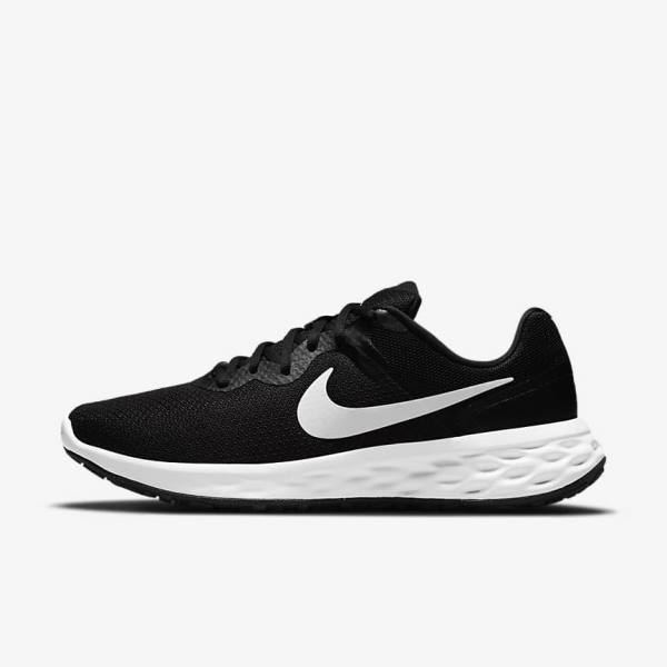 Scarpe Running Uomo Nike Revolution 6 Next Nature Strada Nere Grigie Bianche | NK290PBS