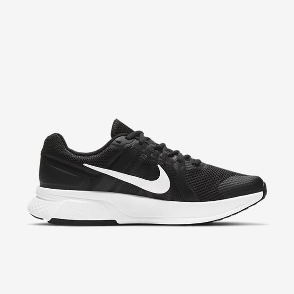 Scarpe Running Uomo Nike Run Swift 2 Strada Nere Grigie Scuro Bianche | NK672WHK