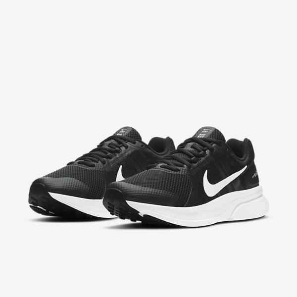 Scarpe Running Uomo Nike Run Swift 2 Strada Nere Grigie Scuro Bianche | NK672WHK