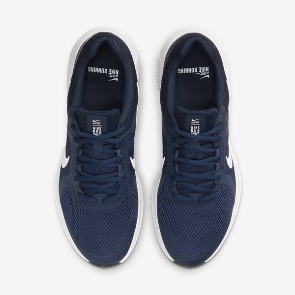 Scarpe Running Uomo Nike Run Swift 2 Strada Blu Marino Ossidiana Bianche | NK860HAQ