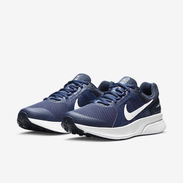 Scarpe Running Uomo Nike Run Swift 2 Strada Blu Marino Ossidiana Bianche | NK860HAQ