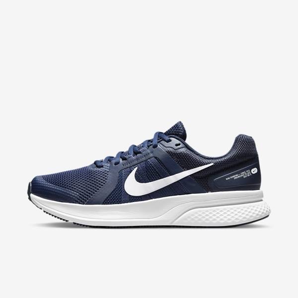 Scarpe Running Uomo Nike Run Swift 2 Strada Blu Marino Ossidiana Bianche | NK860HAQ