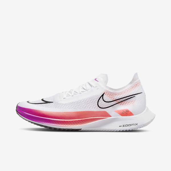 Scarpe Running Uomo Nike ZoomX Streakfly Strada Racing Bianche Rosse Viola Nere | NK347YQD