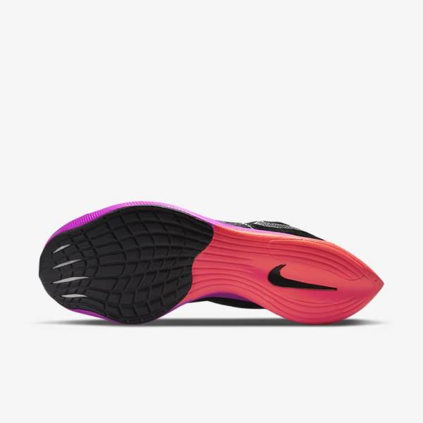 Scarpe Running Uomo Nike ZoomX Vaporfly Next% 2 Strada Racing Nere Viola Grigie Rosse | NK297IRY