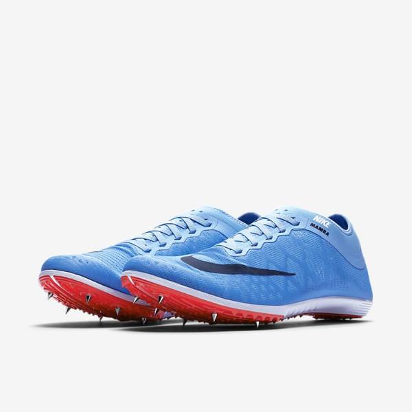 Scarpe Running Uomo Nike Zoom Mamba 3 Unisex Distance Spike Blu Rosse Chiaro Blu | NK419GBU