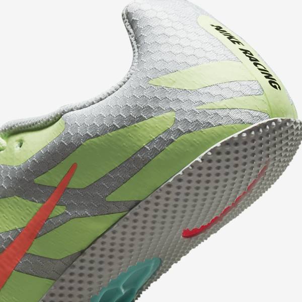 Scarpe Running Uomo Nike Zoom Rival S 9 Athletics Sprinting Spikes Verde Acqua Arancioni | NK460ECY